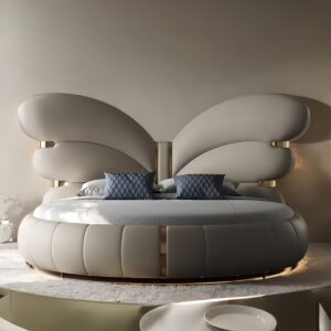 Color - Changeable Butterfly Backrest Bed